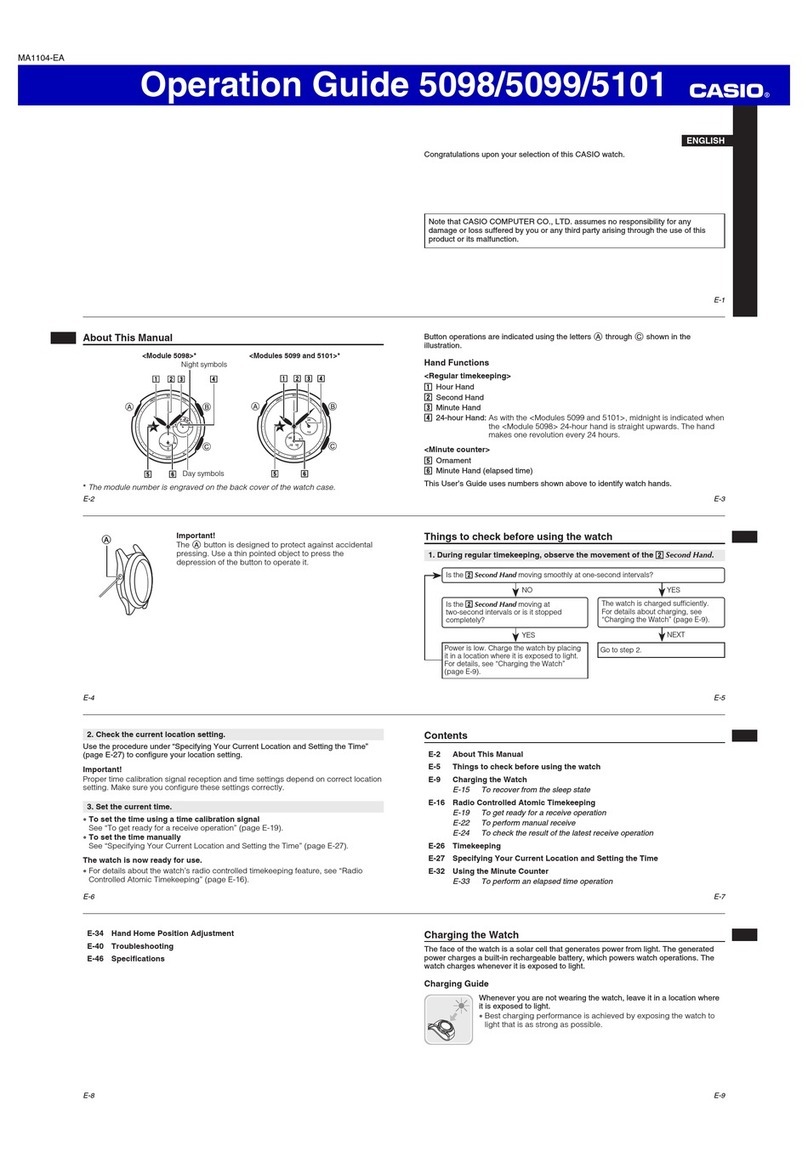Casio 5098 Manual de usuario