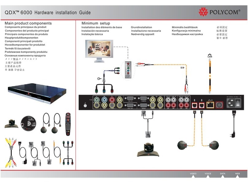 Polycom QDX 6000 System Manual