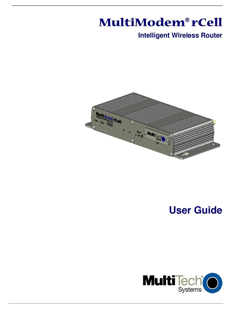 Multitech MultiModem rCell Manual de usuario