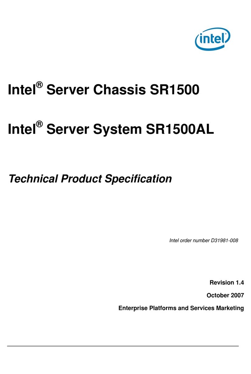Intel SR1500 - AXXMINIDIMM DDR-2 RAID Controller Cache... Manual de usuario
