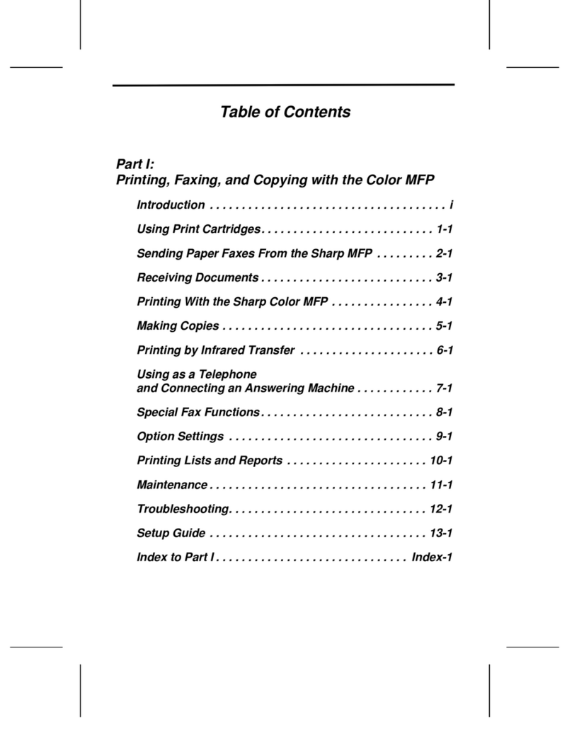 Sharp FO-2150 Manual de usuario