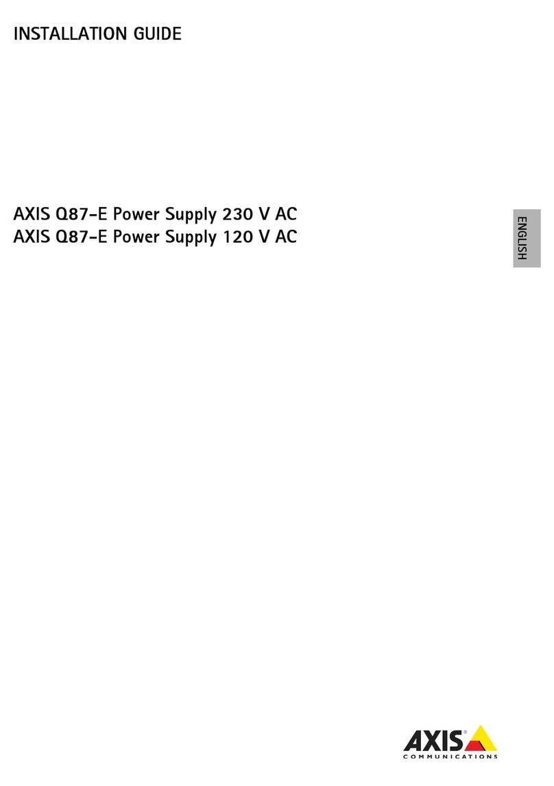 Axis AXIS Q87-E Manual de usuario