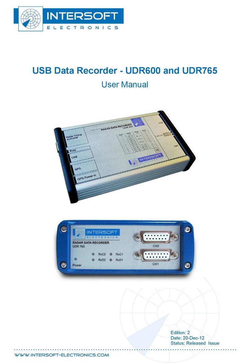 Intersoft Electronics UDR600 Manual de usuario