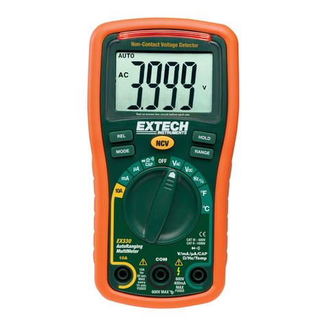 Extech Instruments EX330 Manual de usuario Extech Instruments EX330 Manual de usuario