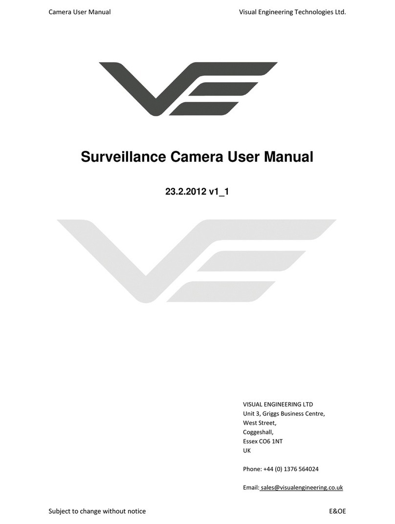 visual engineering surveillance camera Manual de usuario