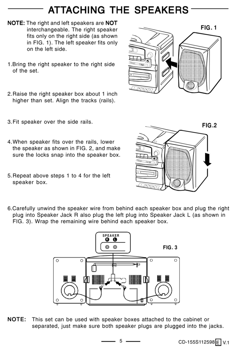 Lenoxx CD-155 Manual de usuario