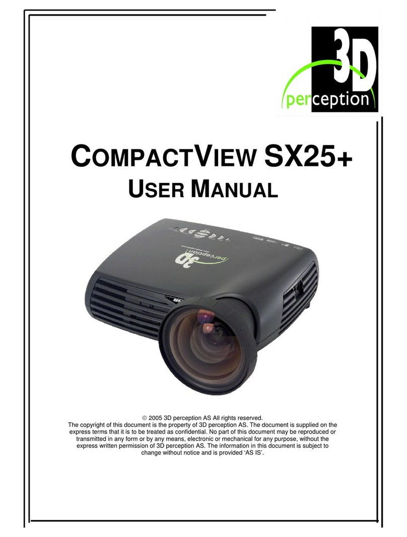3D Perception COMPACTVIEW SX25+ Manual de usuario