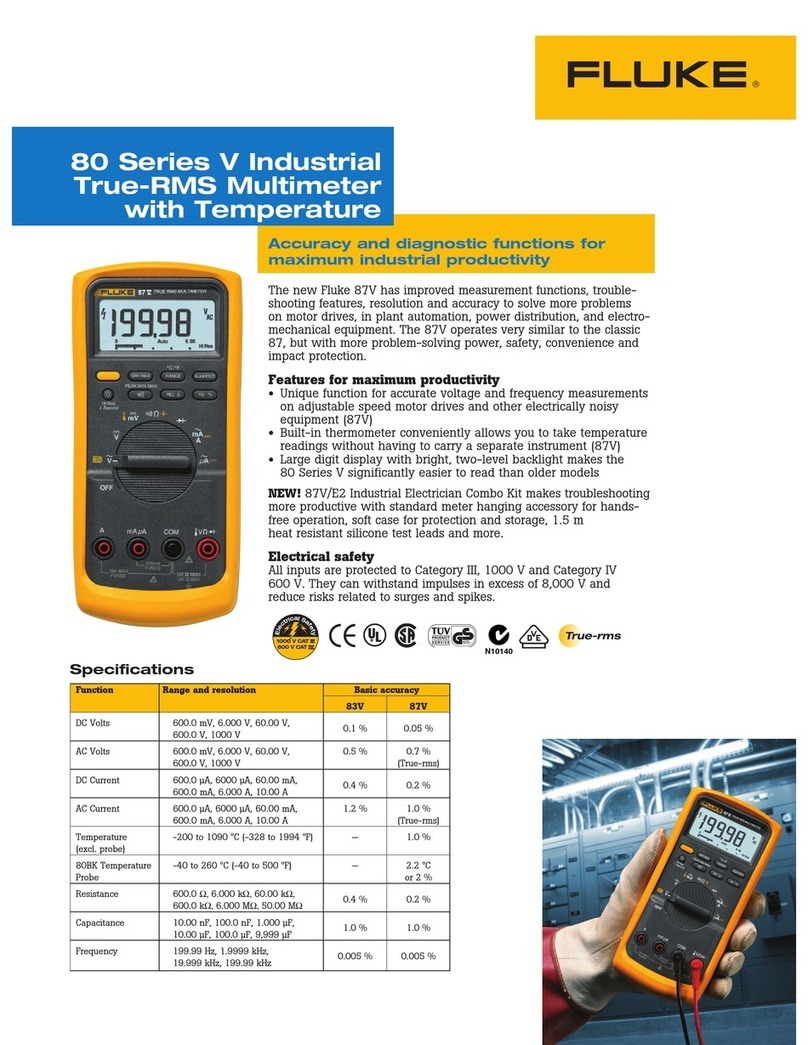 Fluke 83V Manual de usuario