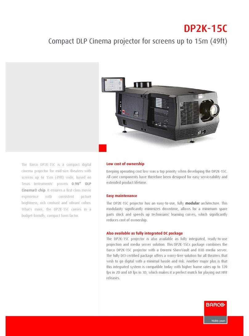 Barco DP2K-15C Manual de usuario