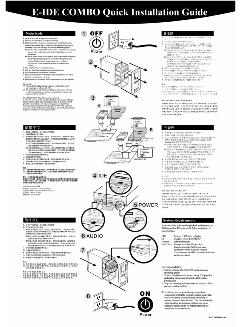 Gigabyte E-IDE COMBO Manual de usuario