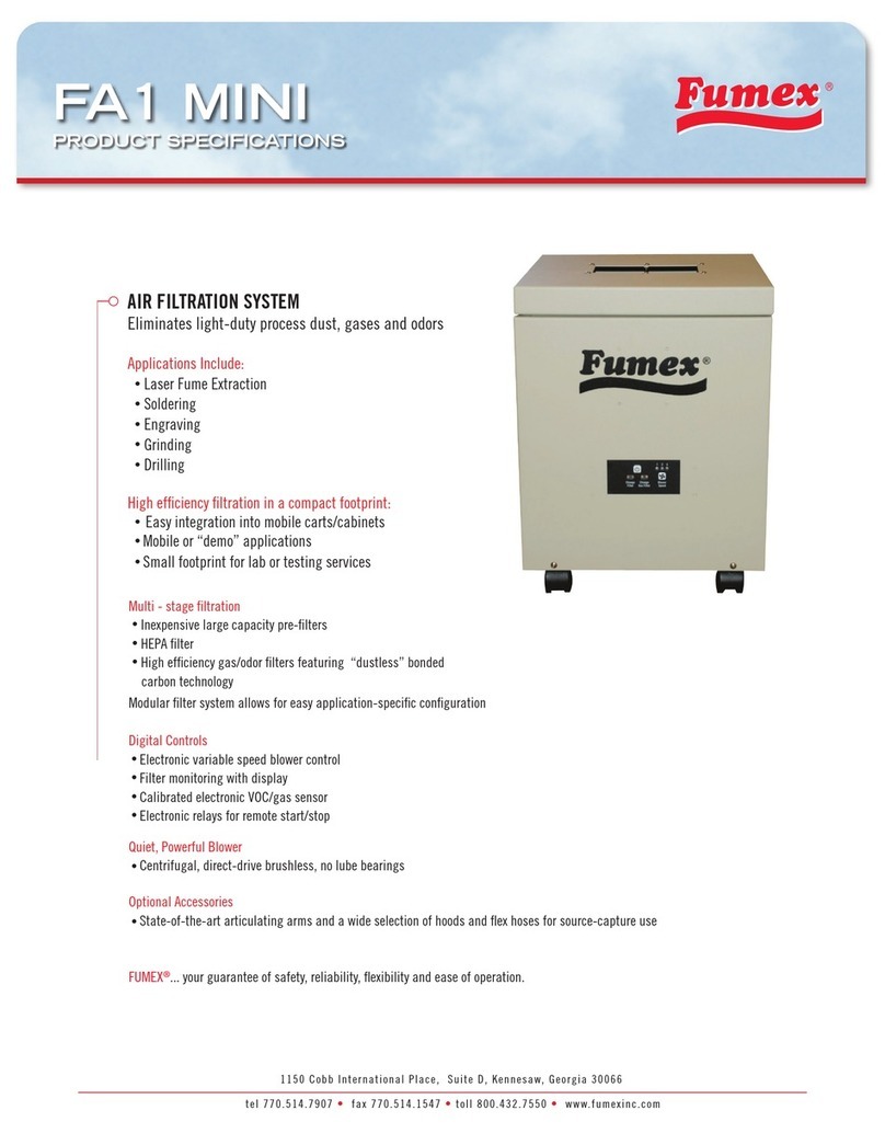 Fumex FA1 MINI Manual de usuario Fumex FA1 MINI Manual de usuario