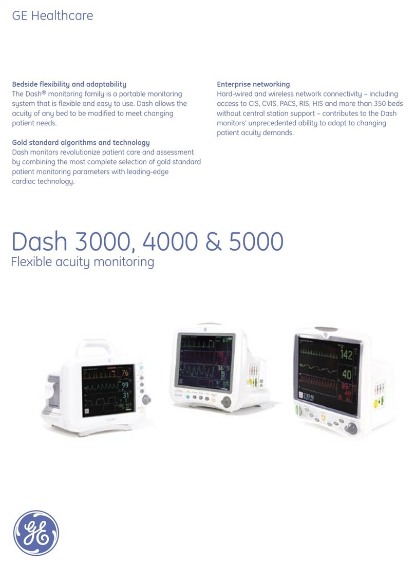 GE Dash 3000 Manual de usuario