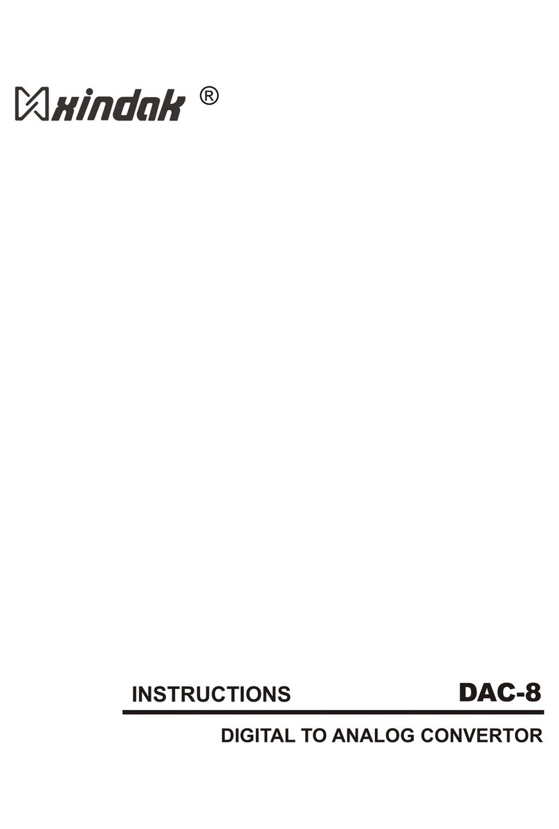 XINDAK DAC-8 Manual de usuario