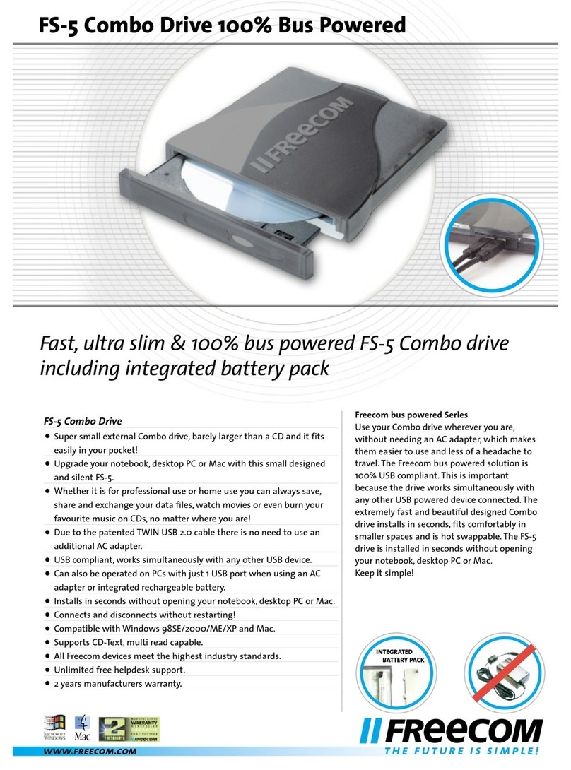 Freecom FS-5 Combo Manual de usuario