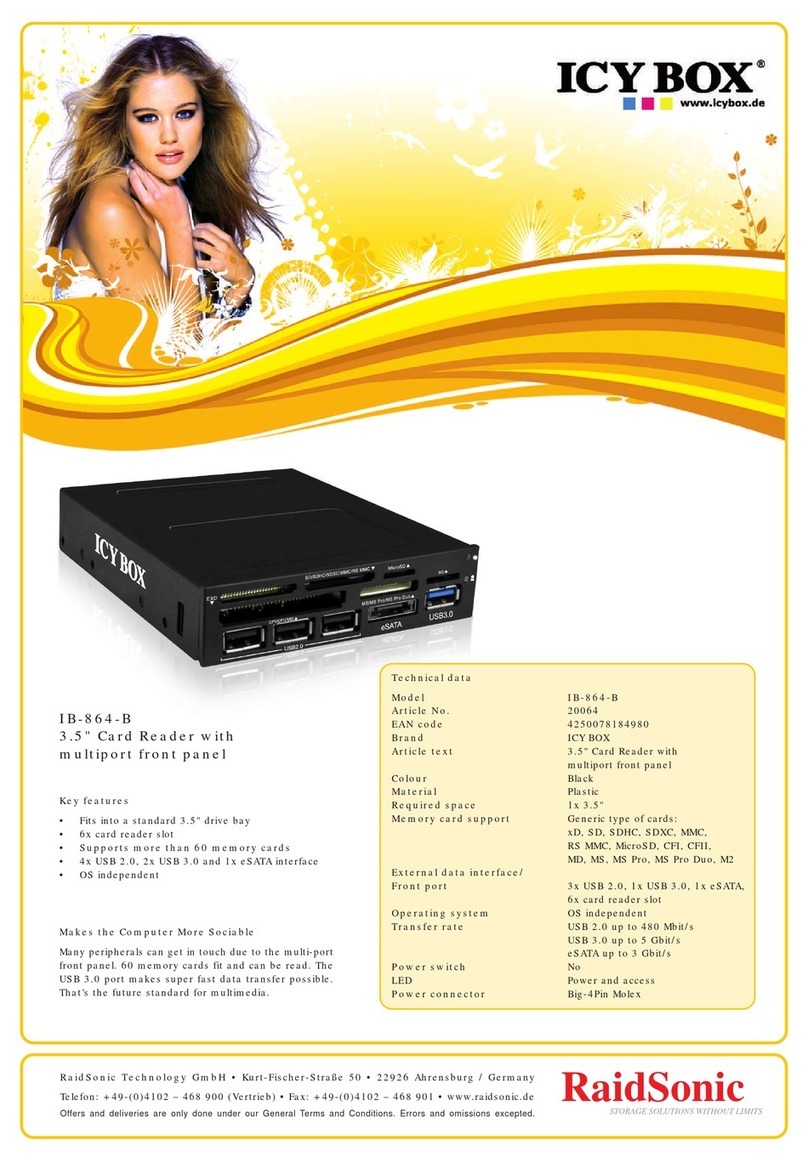 RaidSonic IB-864-B Manual de usuario