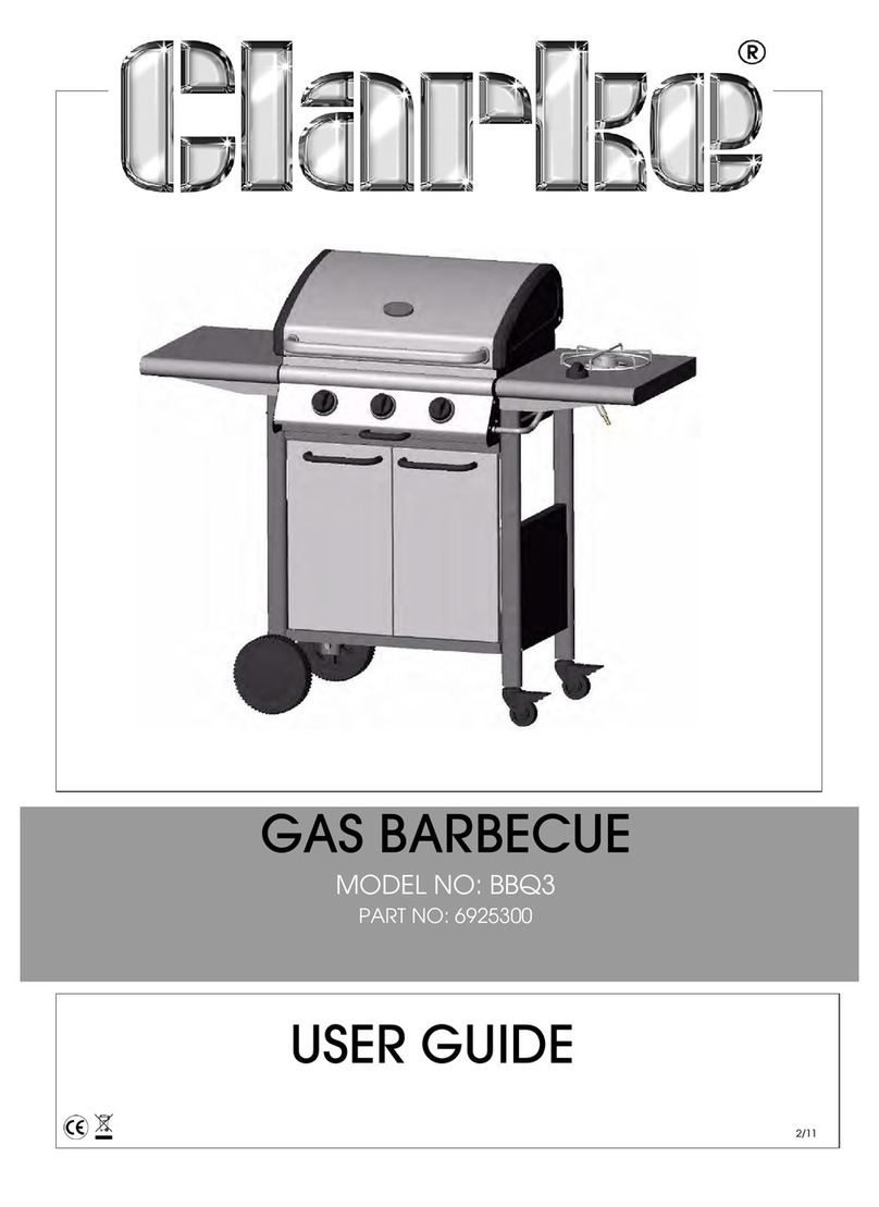 Clarke BBQ3 Manual de usuario