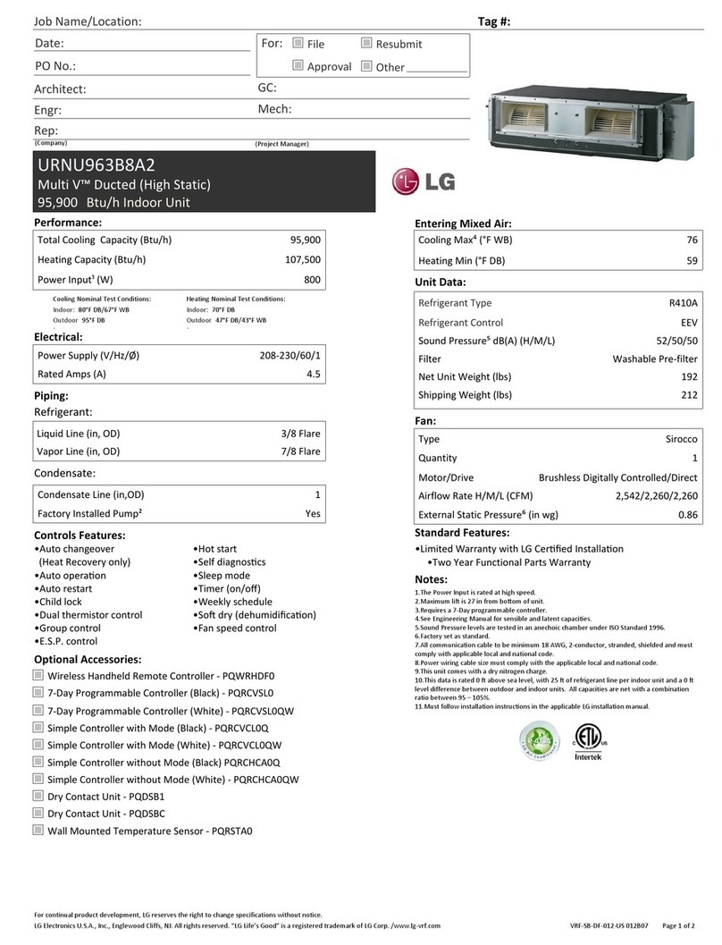 LG URNU963B8A2 Manual de usuario