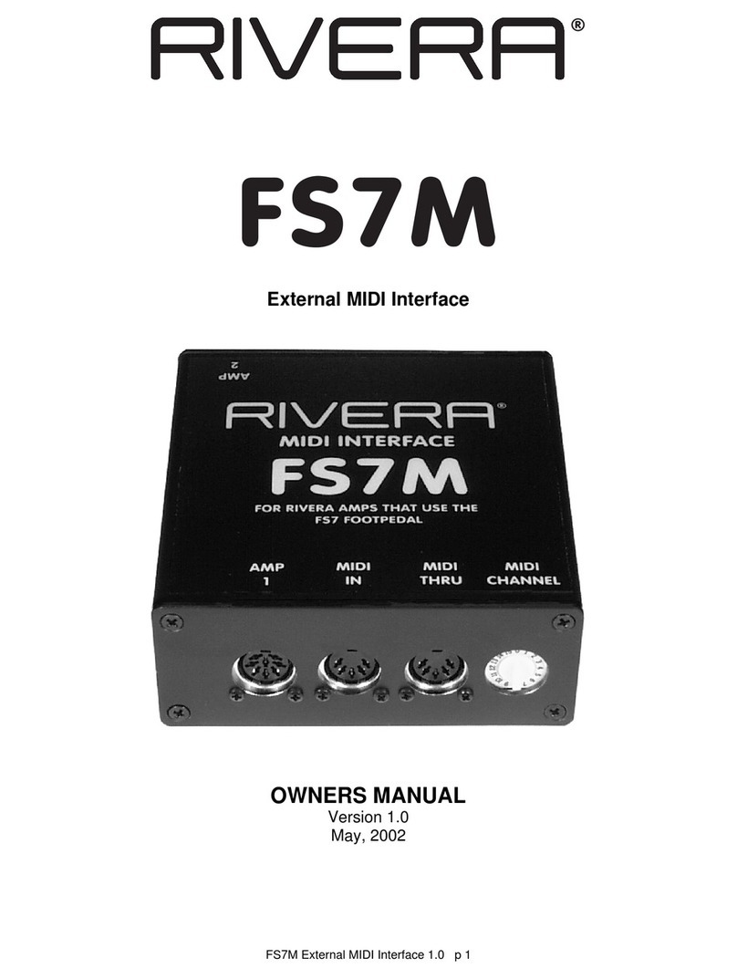 Rivera FS7M Manual de usuario