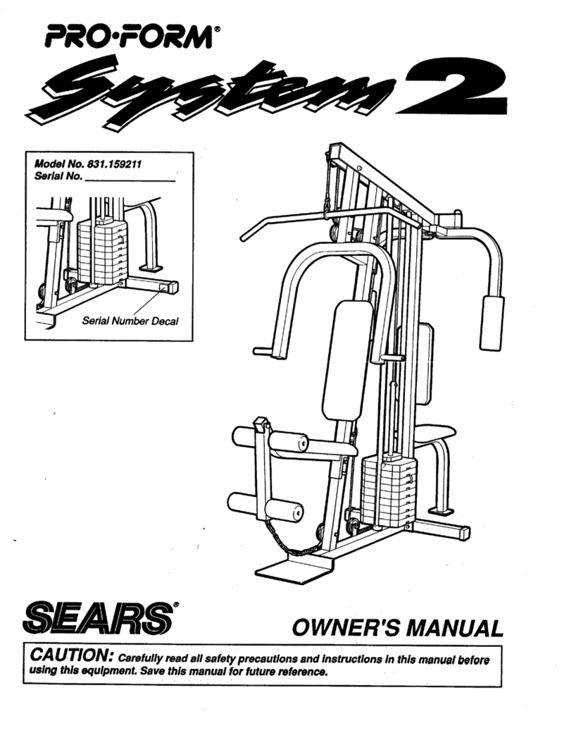 Pro-Form SYSTEM 2 Manual de usuario