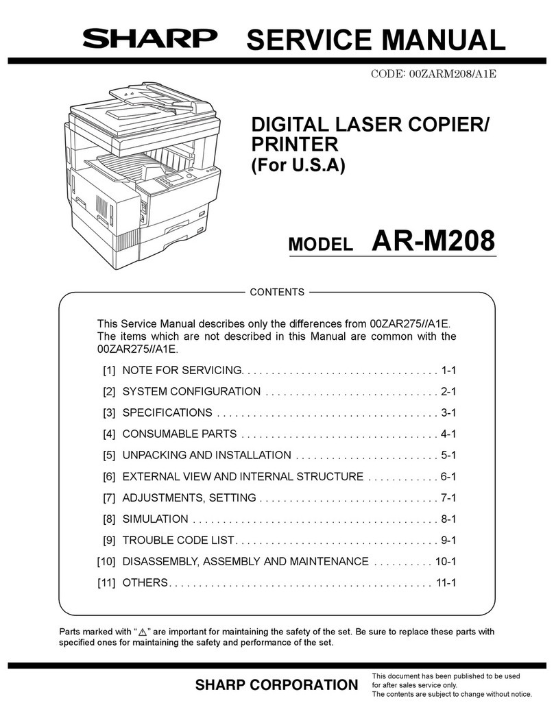 Sharp AR-M208 Manual de usuario
