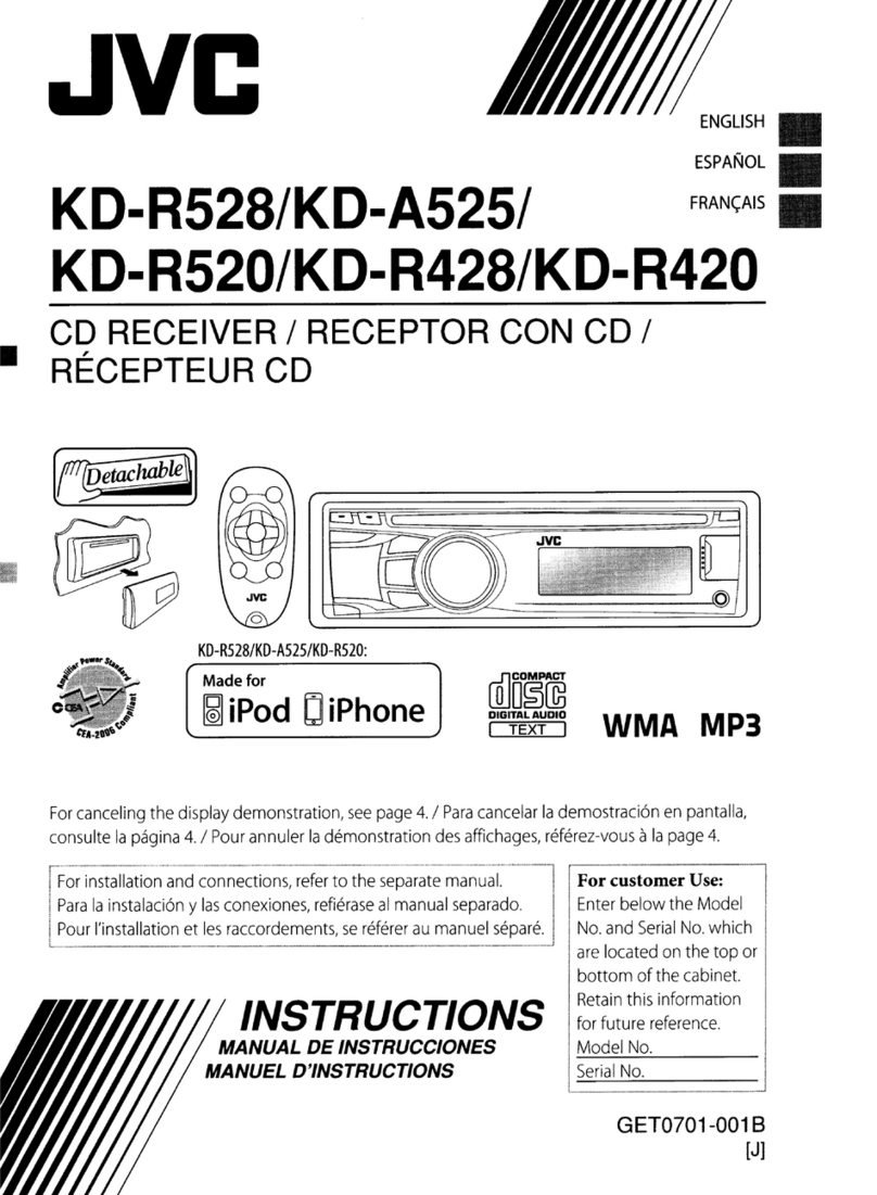 JVC KD-R528 Manual de usuario