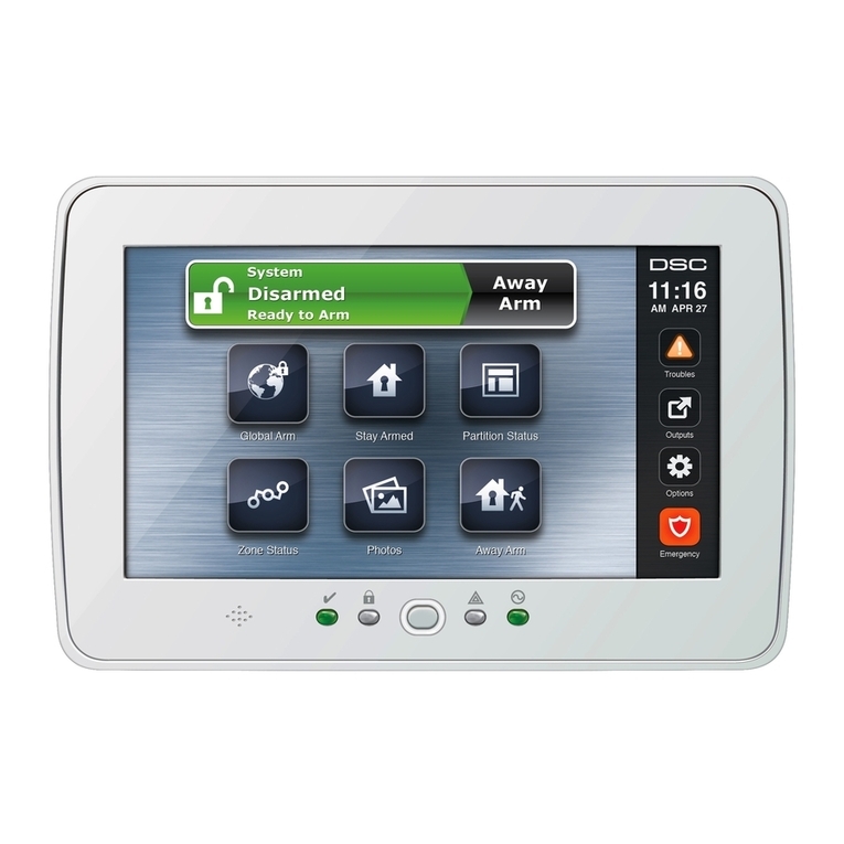 DSC PowerSeries PTK5507 Manual de usuario