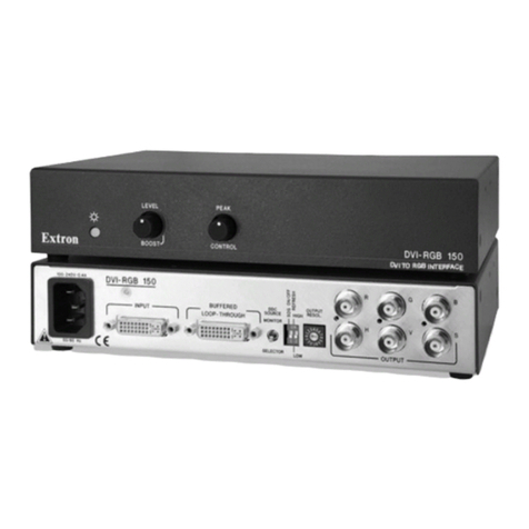 Extron electronics DVI-RGB 150 Manual de usuario
