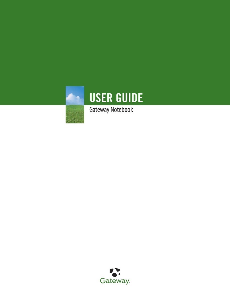 Gateway Notebook Manual de usuario