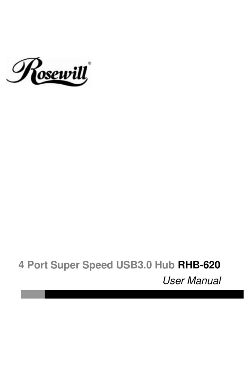 Rosewill RHB-620 Manual de usuario Rosewill RHB-620 Manual de usuario