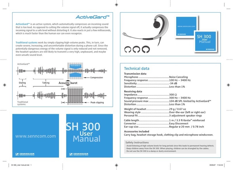Sennheiser ActiveGard SH 300 Manual de usuario