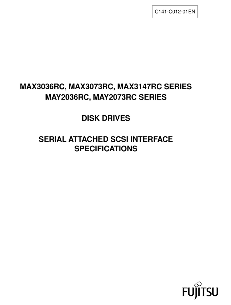 Fujitsu MAX3036RC SERIES Manual de usuario Fujitsu MAX3036RC SERIES Manual de usuario