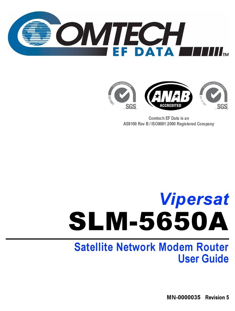 Comtech EF Data Vipersat SLM-5650A Manual de usuario