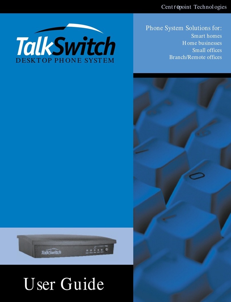 Centrepoint Technologies TalkSwith Manual de usuario