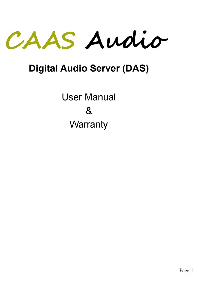 CAAS Audio Digital Audio Server Guía