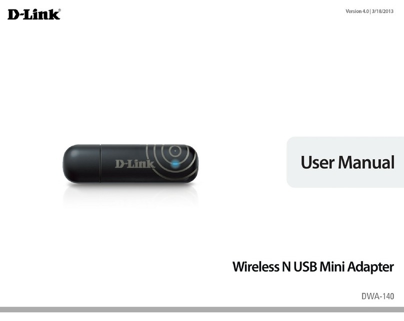 D-Link DWA140 - RANGE BOOSTER N USB ADAPTOR Manual de usuario