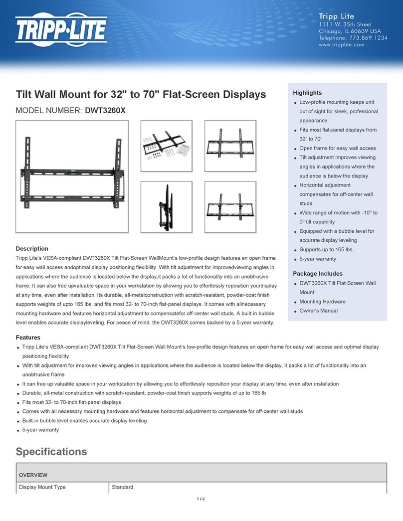 Tripp Lite DWT3260X Manual de usuario