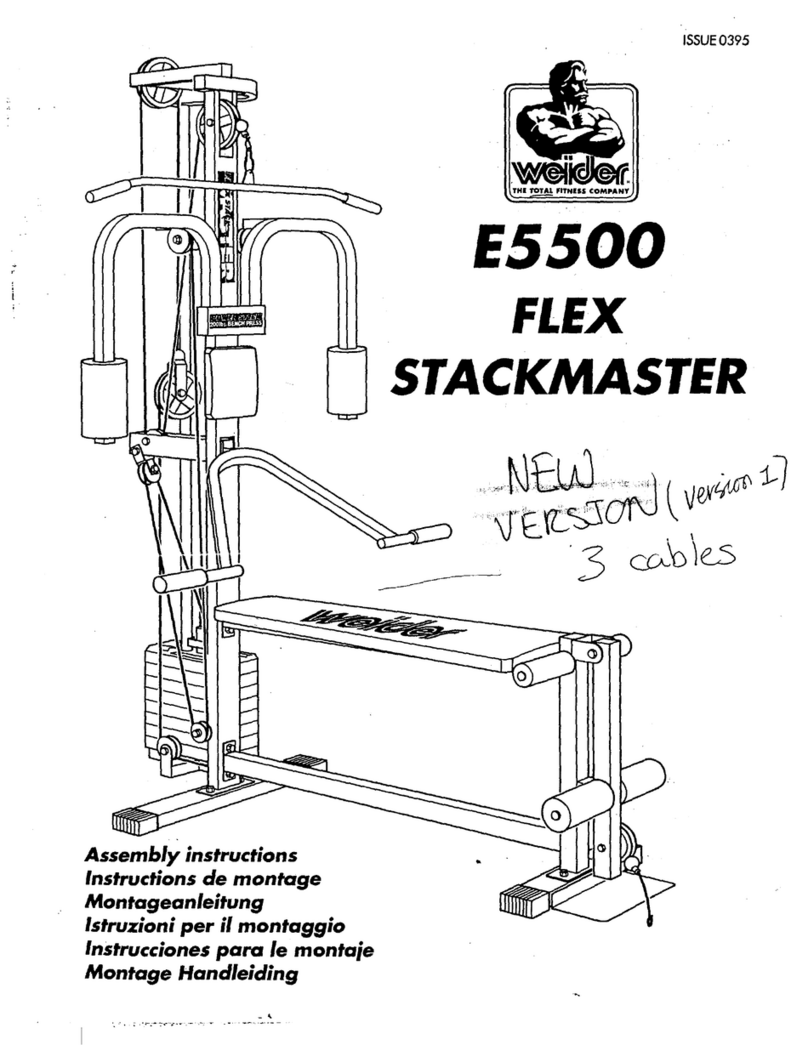 Weider E5500 FLEX STACKMASTER Manual de usuario
