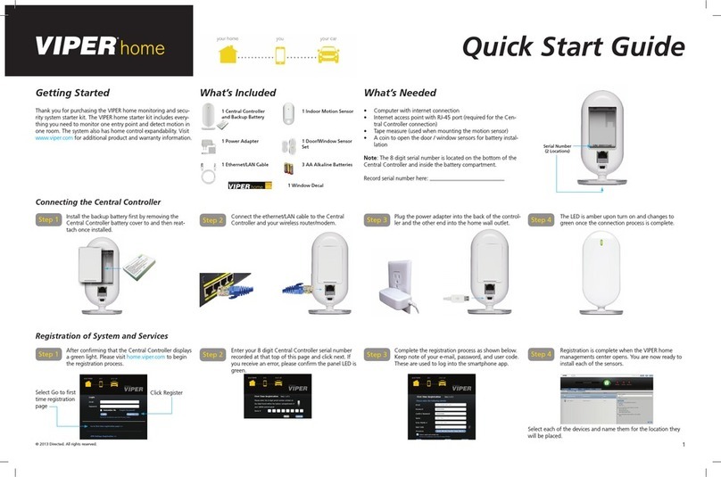 Viper Home Manual de usuario