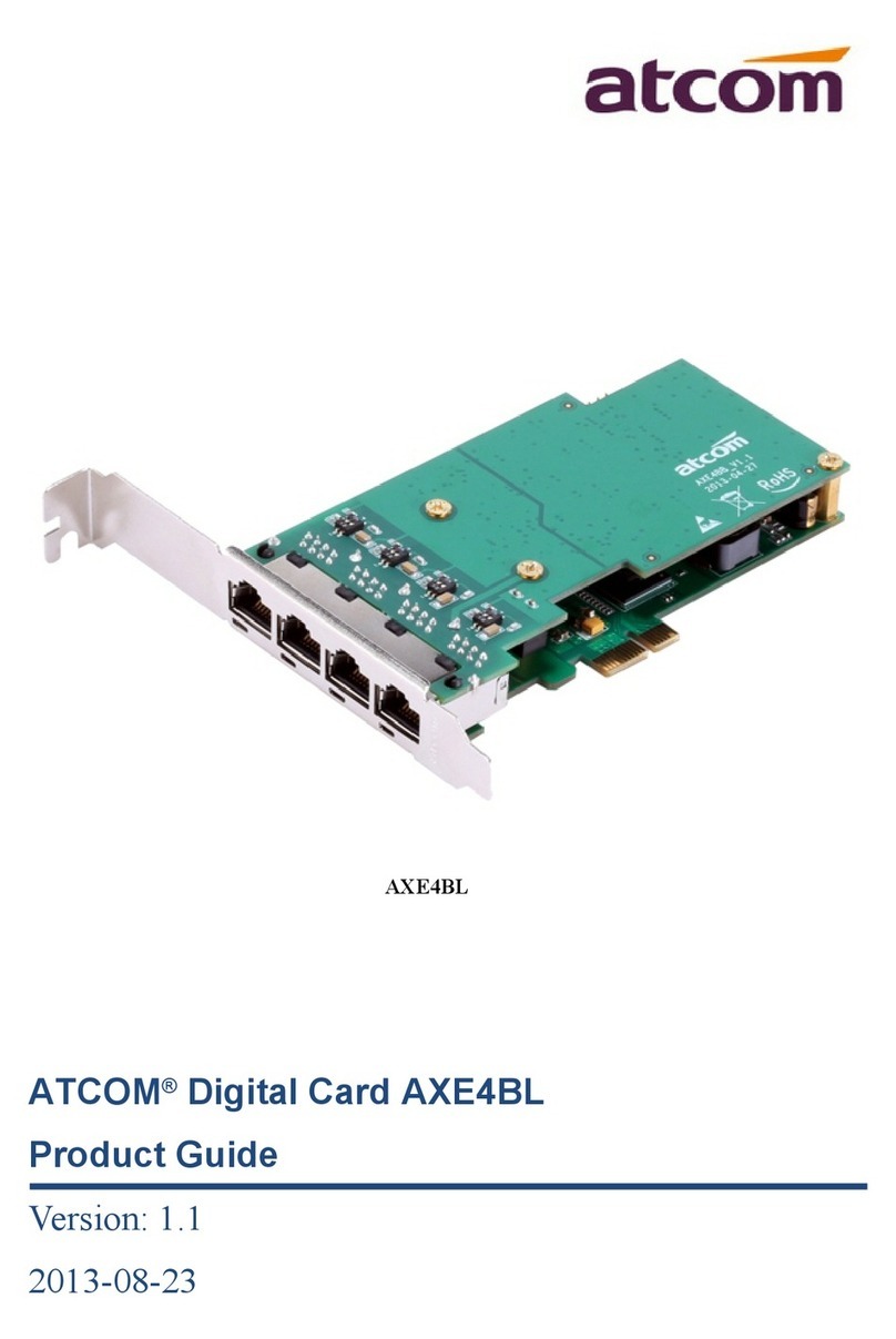 ATCOM AXE4BL Manual de usuario ATCOM AXE4BL Manual de usuario