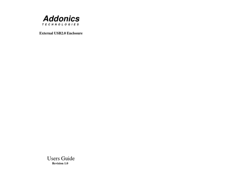 Addonics Technologies External USB2.0 Manual de usuario