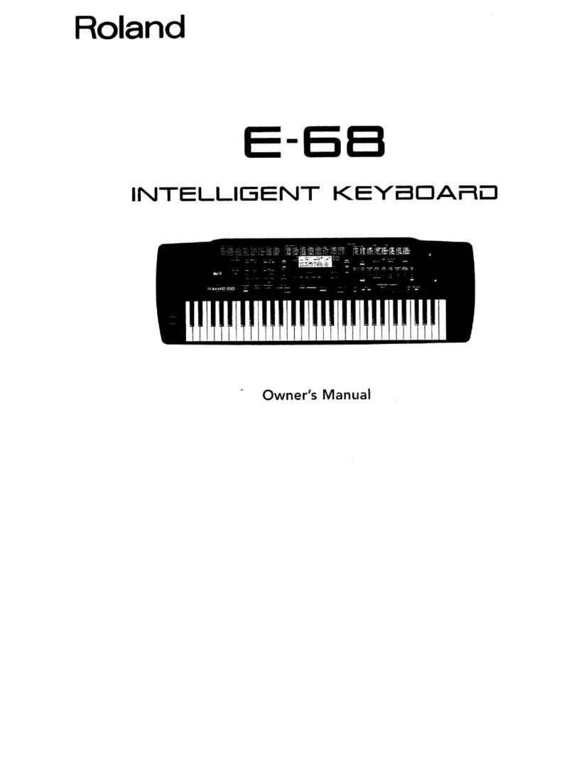 Roland E-68 Manual de usuario