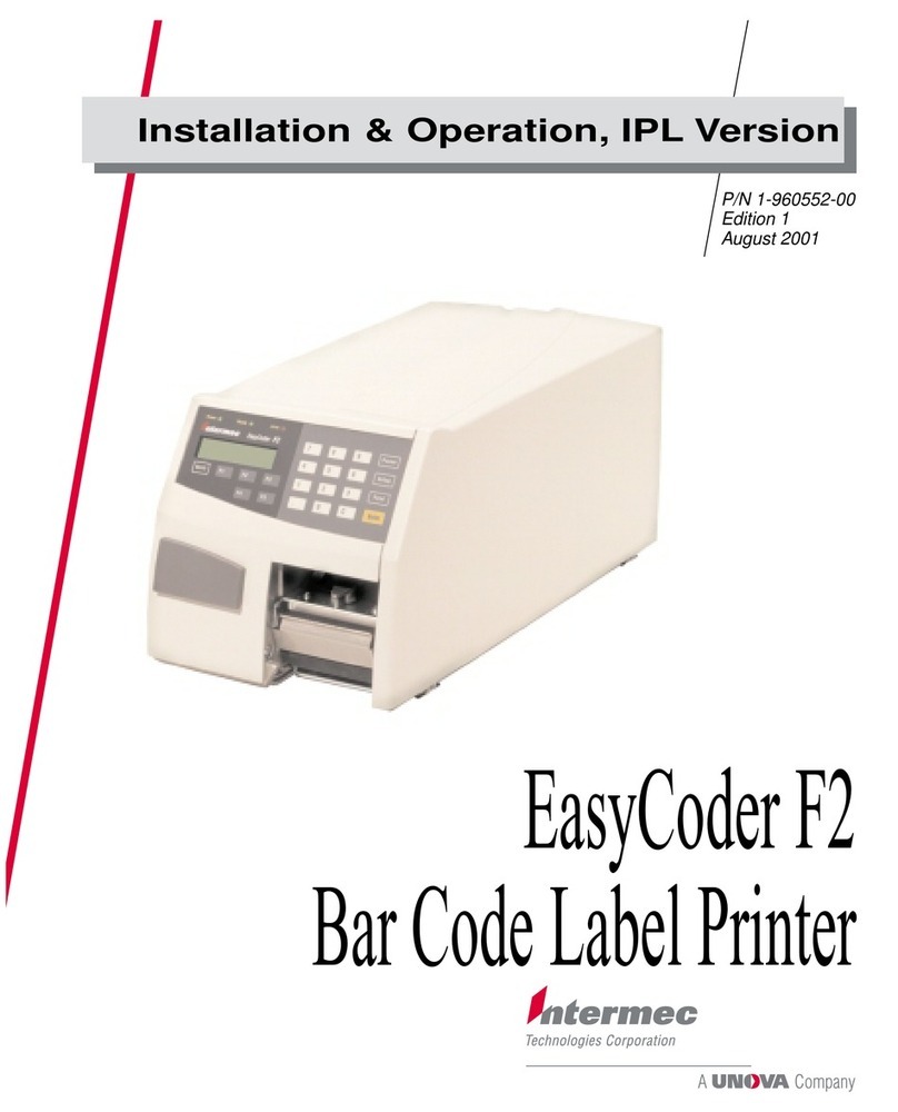 Intermec EasyCoder F2 Manual de usuario