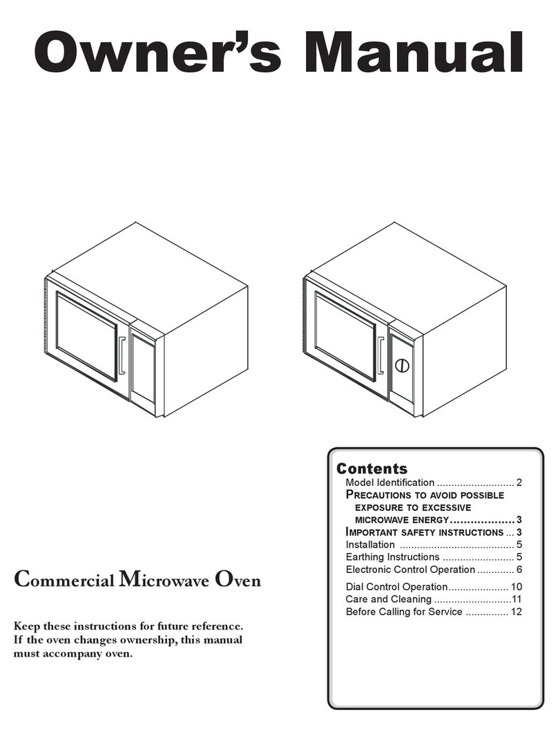 ACP Microwave Oven Manual de usuario