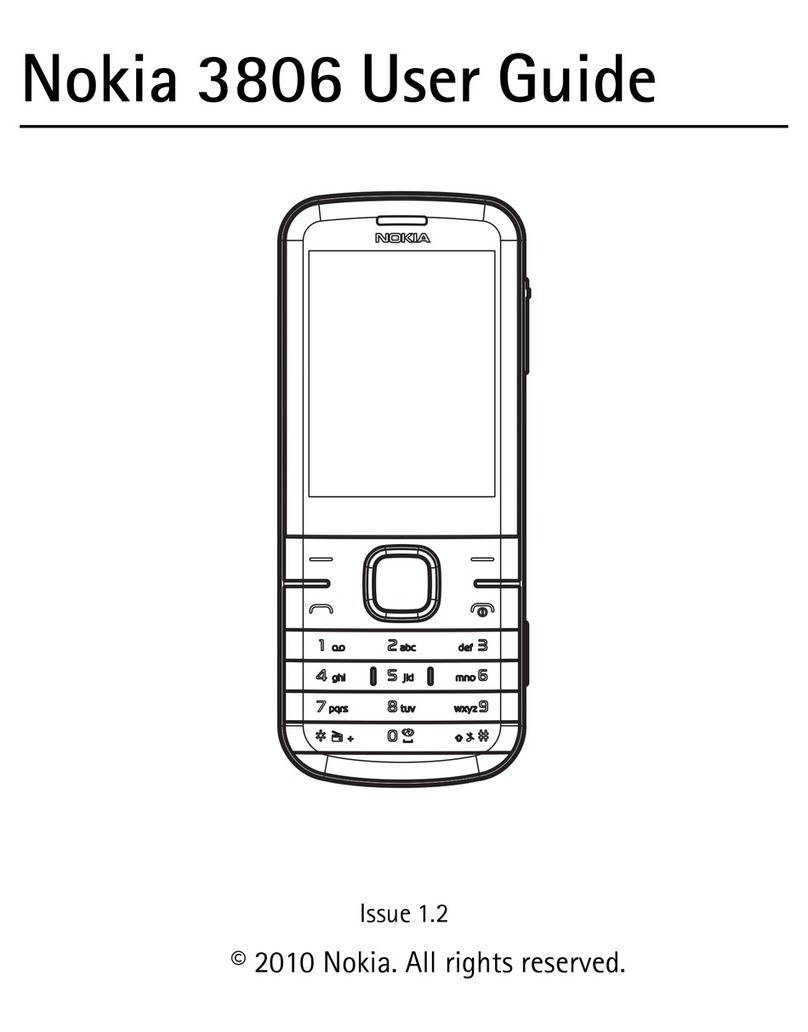 Nokia 3806 Manual de usuario
