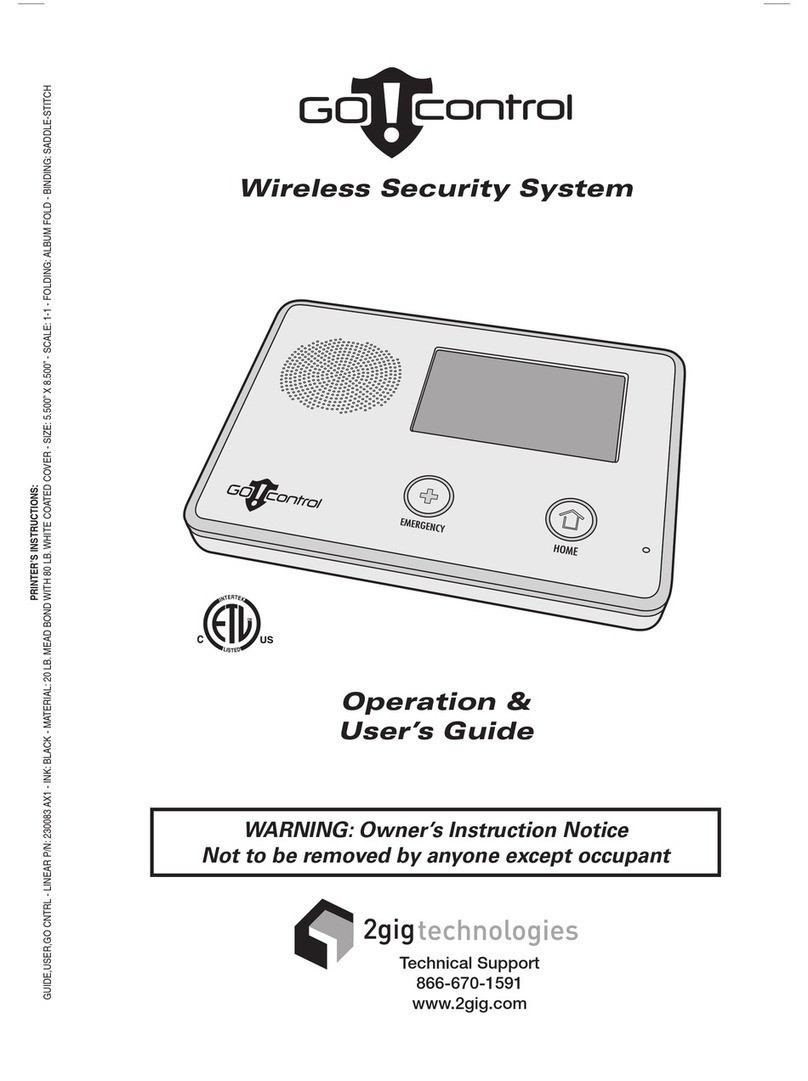 Gocontrol Wireless Security System Manual de usuario