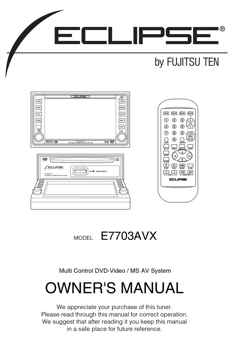 Eclipse E7703AVX Manual de usuario