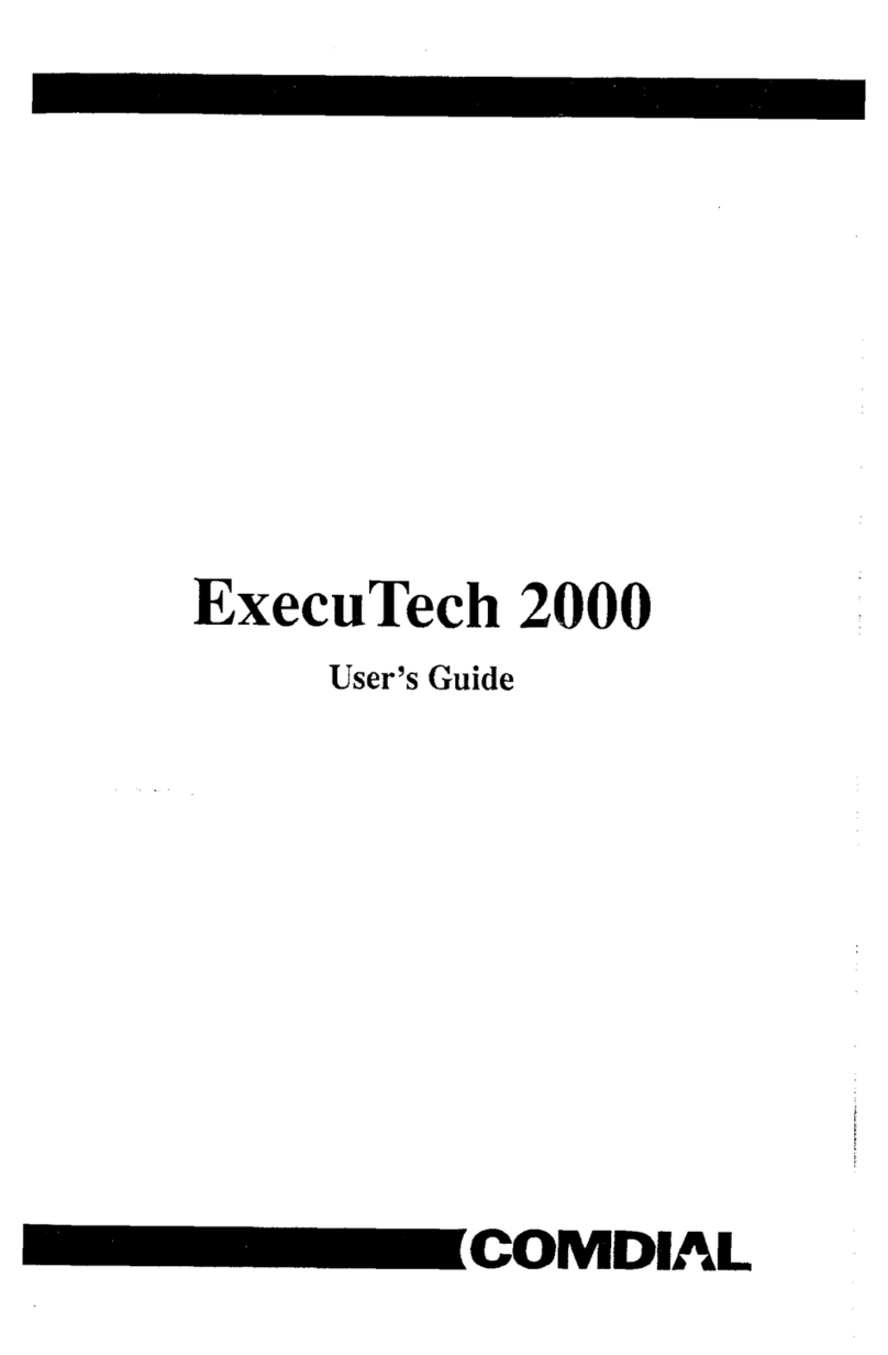 Comdial E34PT Manual de usuario