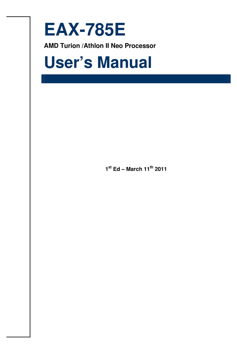Avalue Technology EAX-785E Manual de usuario