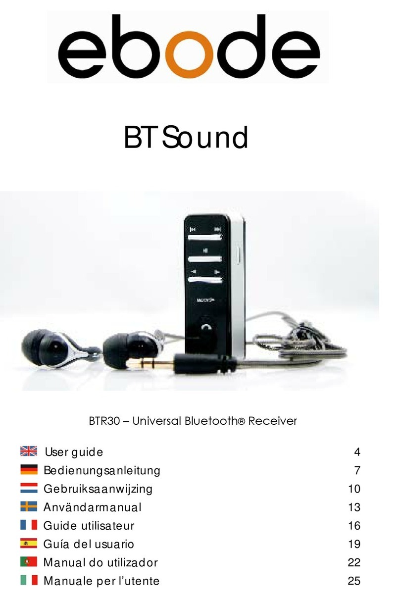 Ebode BTR30 Manual de usuario