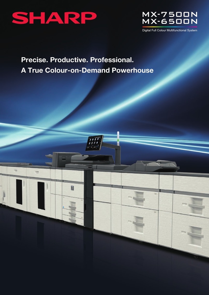 Sharp MX-7500N Guía de instalación
